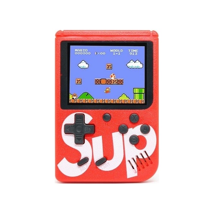 Ηλεκτρονική Παιδική Κονσόλα Χειρός Mini 8-Bit Κόκκινο για 6+ Ετών