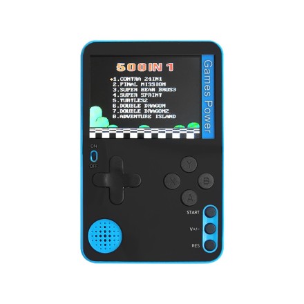 Ηλεκτρονική Παιδική Κονσόλα Χειρός K10 500Games Black (13035)