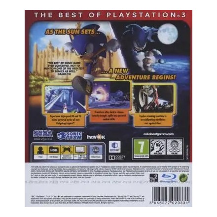 SONIC UNLEASHED ESSENTIALS PS3 GAMES