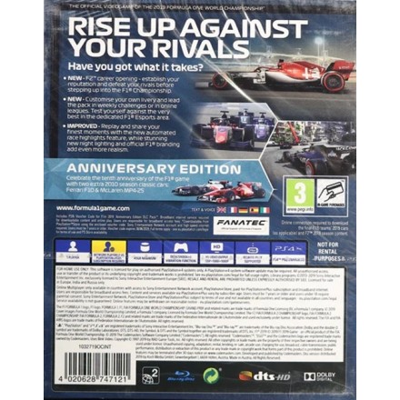 F1 2019 (Anniversary Edition) PS4 GAME Used-Μεταχειρισμένο