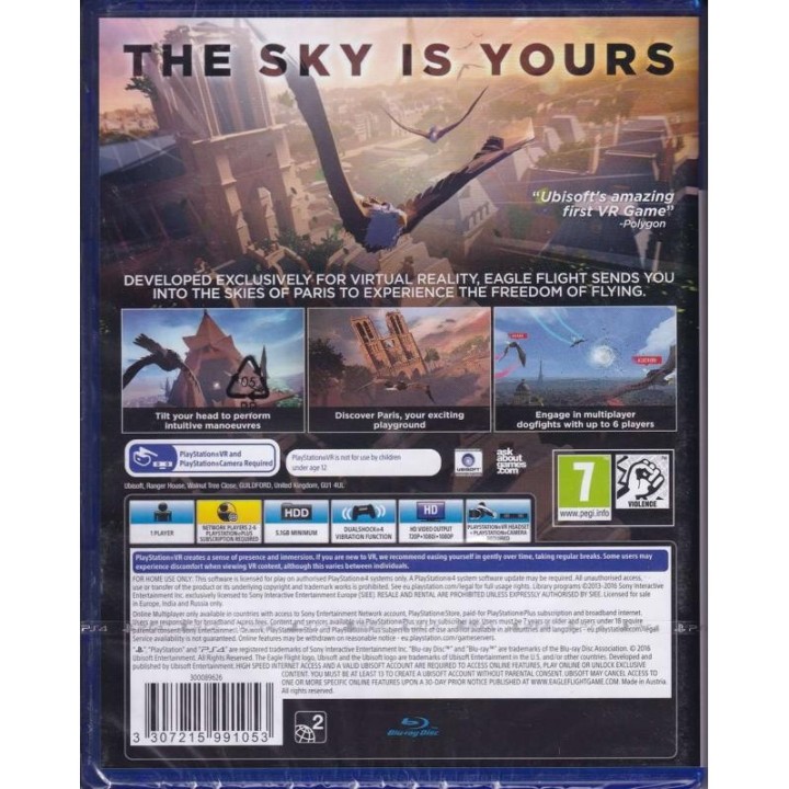 EAGLE FLIGHT (FOR PLAYSTATION VR) /PS4 GAMES