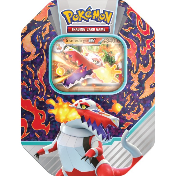 POKEMON PALDEA PARTNERS EX TIN-ΚΟΥΤΙ(Skeledirge ex)