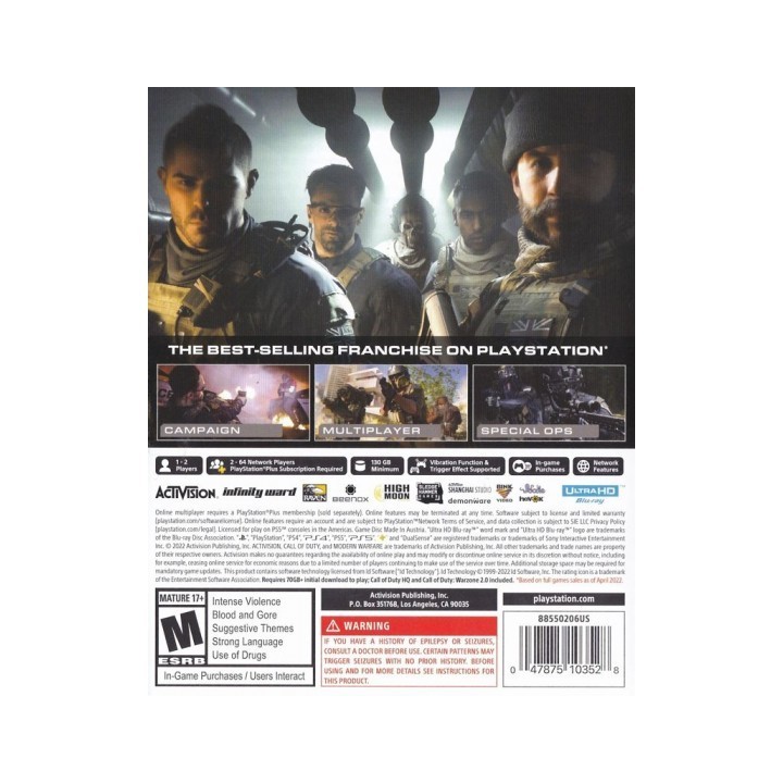 Call of Duty: Modern Warfare II PS4 Game Used-Μεταχειρισμένο(CUSA-34084)