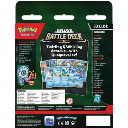 Pokemon TCG: Deluxe Battle Deck Quaquaval ex Τράπουλα