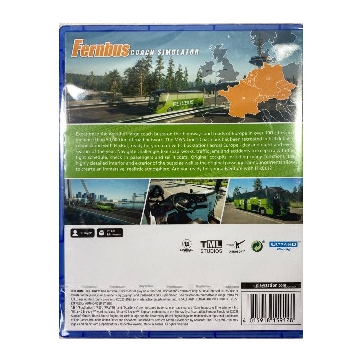 Fernbus Coach Simulator PS5 Game Used-Μεταχειρισμένο