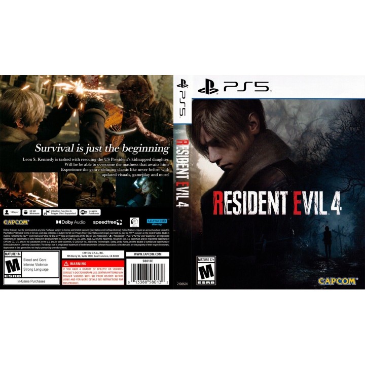 Resident Evil 4 Remake PS5 Game