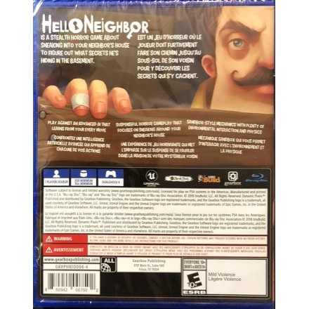 Hello Neighbor PS4 GAMES