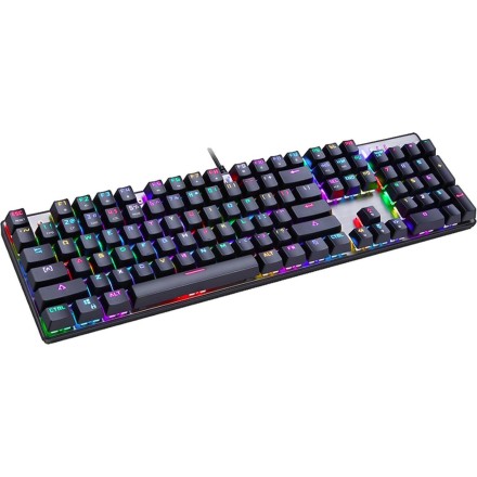 Motospeed Inflictor CK104 Gaming Μηχανικό Πληκτρολόγιο με Outemu Black διακόπτες και RGB φωτισμό (Ελληνικό)