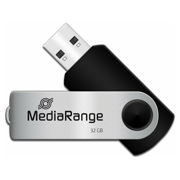 MediaRange USB flash drives, 32GB, Pack 2 (MR911-2)