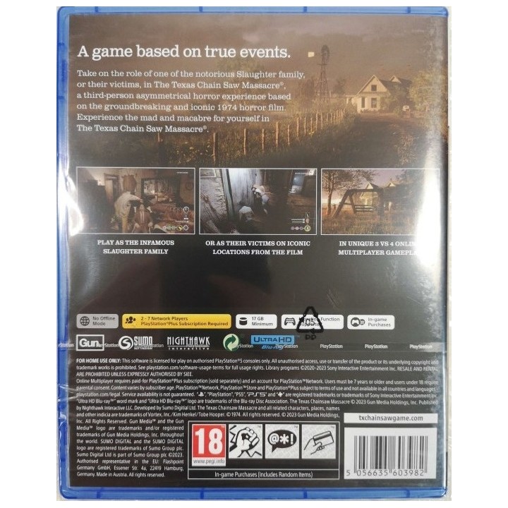 The Texas Chain Saw Massacre PS5 Game