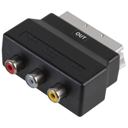 Προσαρμογέας Scart to RCA adapter Output