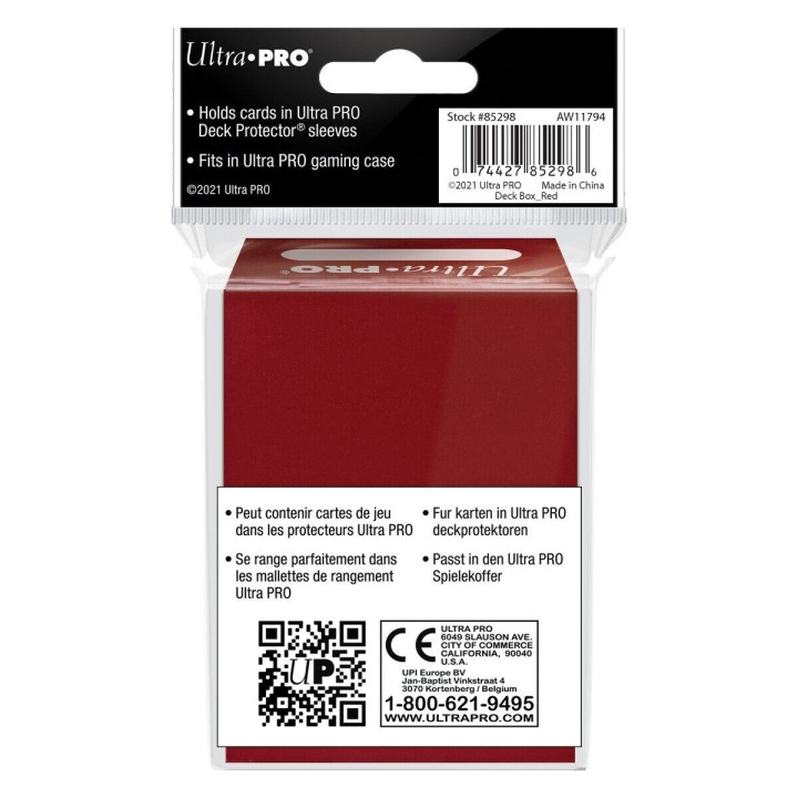 DECK BOX - RED