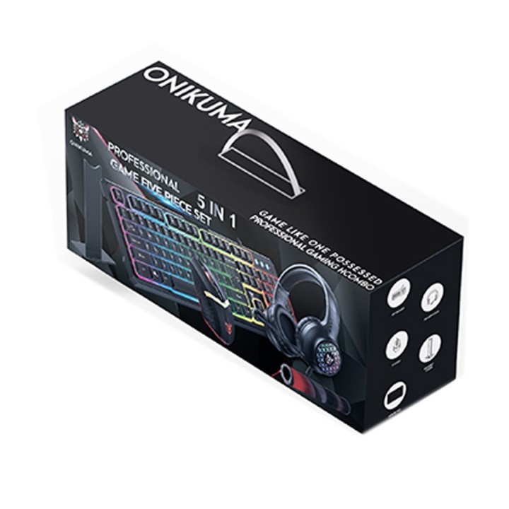 Onikuma TZ5003 Σετ Gaming Πληκτρολόγιο με RGB φωτισμό & Ποντίκι (Αγγλικό US)