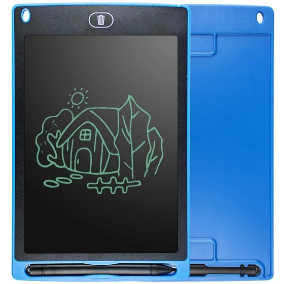 LCD Ηλεκτρονικό σημειωματάριο K10 12" Γαλάζιο Kids LCD Drawing board(13078)