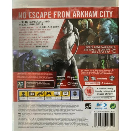 Batman Arkham City PS3 GAMES Used-Μεταχειρισμένο(BLES-01587)