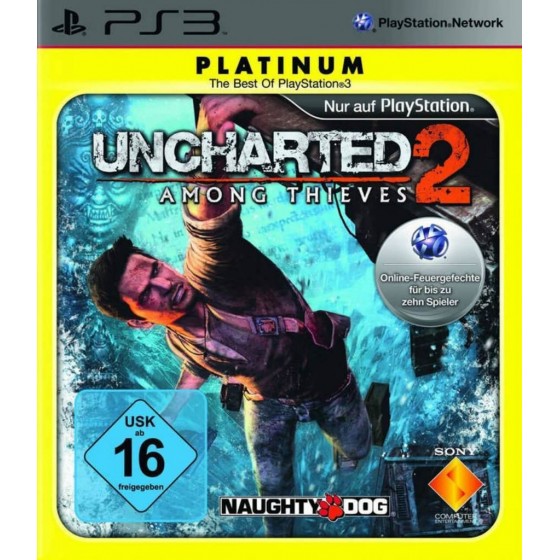 Uncharted 2: Among Thieves  PS3 GAMES (Platinum) Used-Μεταχειρισμένο