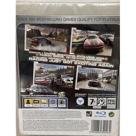 Race Driver: GRID Platinum Edition PS3 Game Used-Μεταχειρισμένο