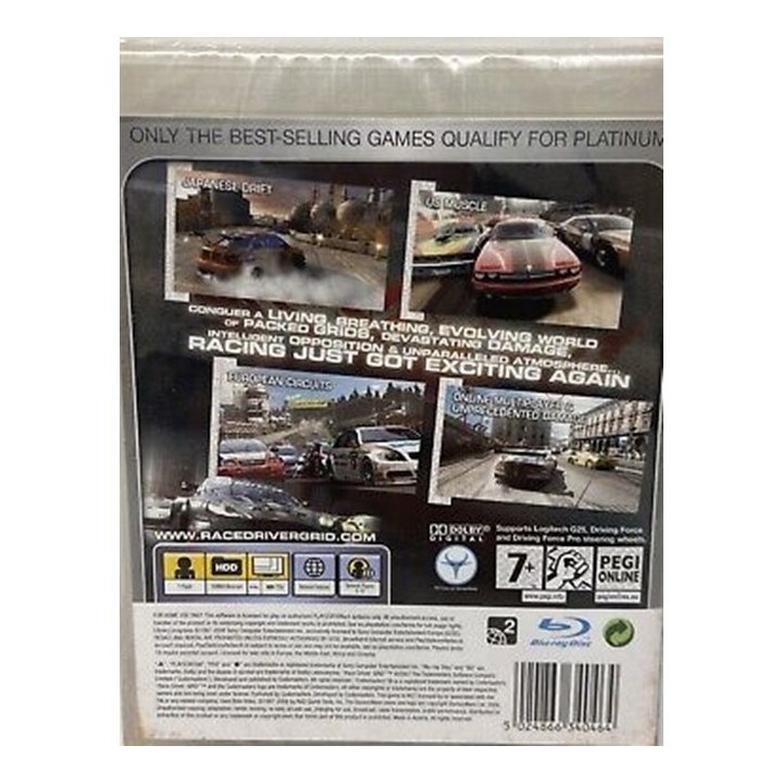 Race Driver: GRID Platinum Edition PS3 Game Used-Μεταχειρισμένο