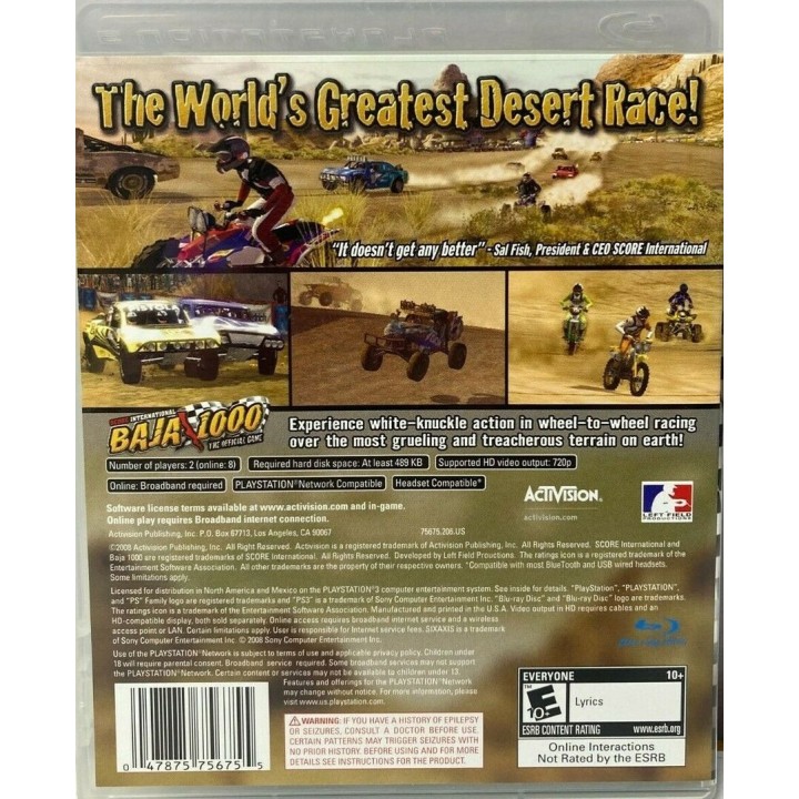 World Championship Off Road PS3 Game Used-Μεταχειρισμένο