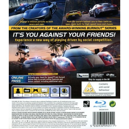 Need for Speed: Hot Pursuit PS3 Game Used-Μεταχειρισμένο
