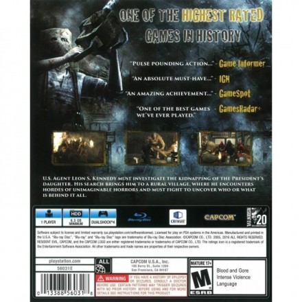 RESIDENT EVIL 4 PS4 GAMES Used-Μεταχειρισμένο