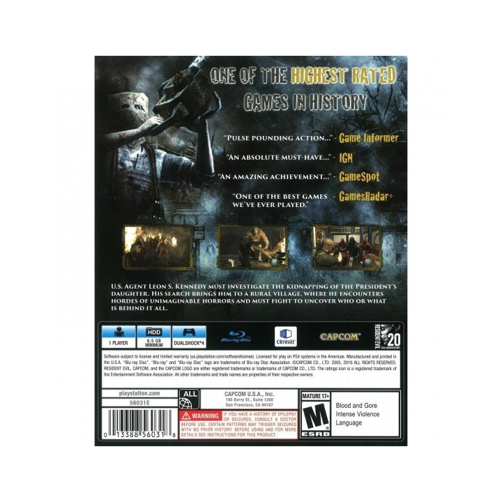 RESIDENT EVIL 4 PS4 GAMES Used-Μεταχειρισμένο
