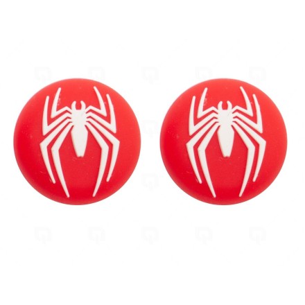Marvel Avengers Spiderman Logo Controller Thumb Grip Silicone Caps for PS5/PS4/PS3 Xbox 360 Controller χρώμα Κόκκινο