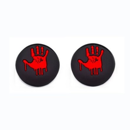 Bloody Hands Biohazard Village Silicone Analog Thumb Grip Stick Cover for PS/Xbox Μαύρο