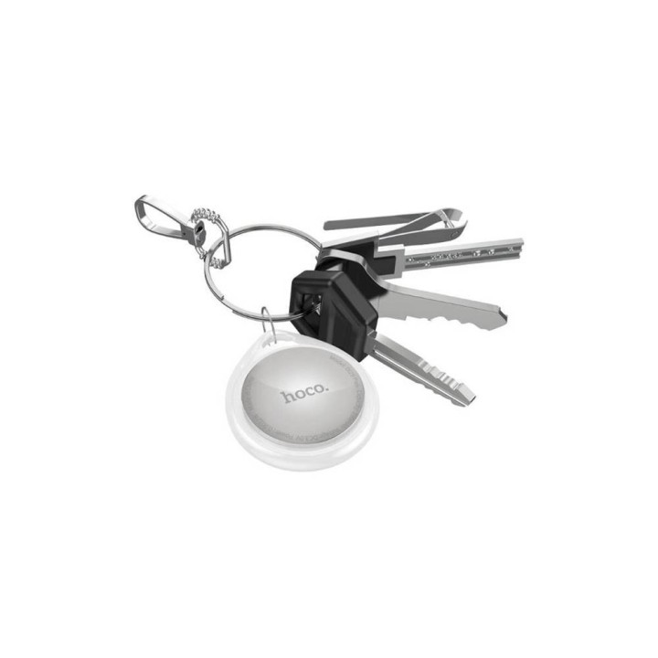 Hoco Dl29 Plus Bluetooth Tracker σε Λευκό χρώμα συμβατό μόνο με Iphone