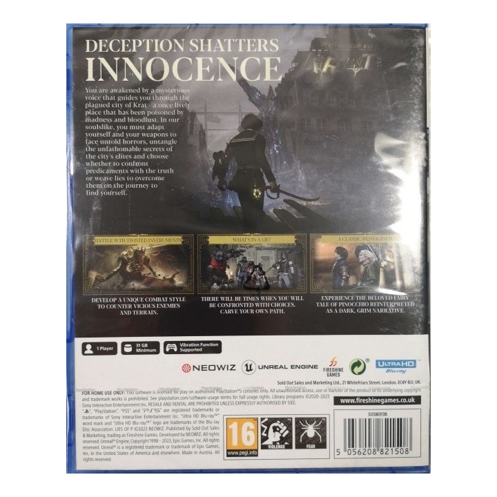Lies Of P PS5 Game