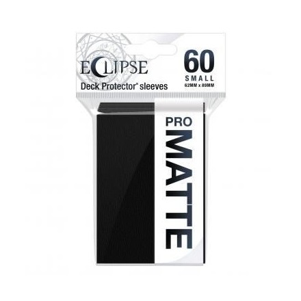 Eclipse Jet Black Small Matte Deck Protector 60ct(REM15637)
