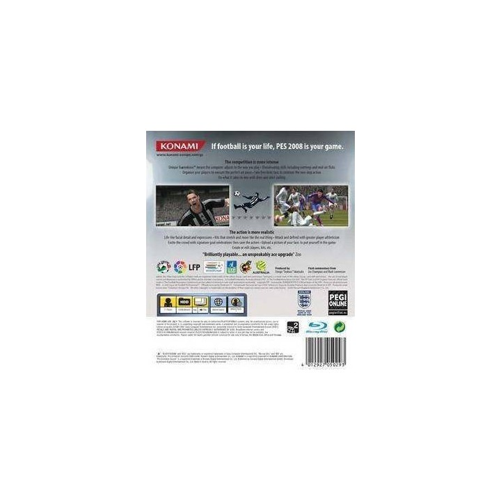 Pro Evolution Soccer 2008 PS3 Game Used-Μεταχειρισμένο