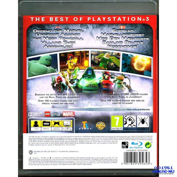 LEGO Marvel Super Heroes (Essentials) PS3