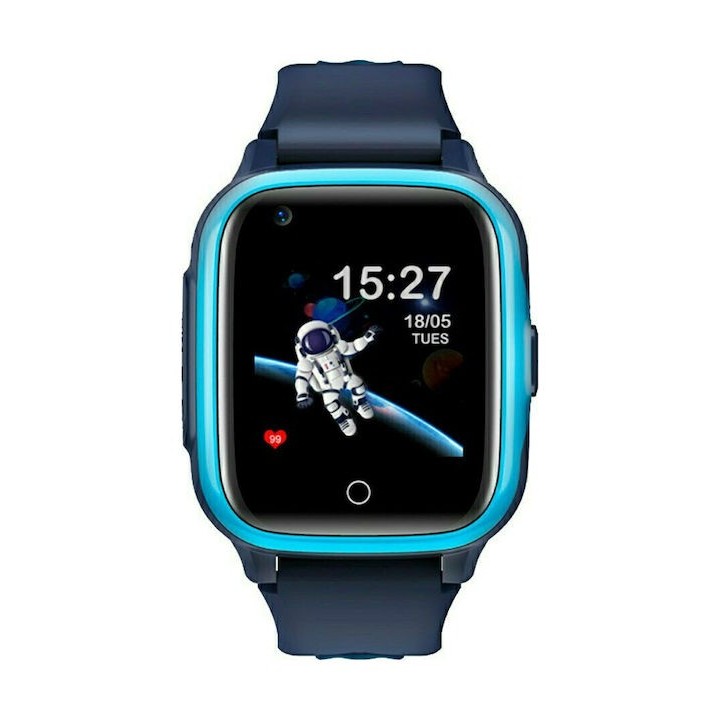 INTIME GPS smartwatch για παιδιά IT-045, 1.4", camera, 4G, IP67, μπλε
