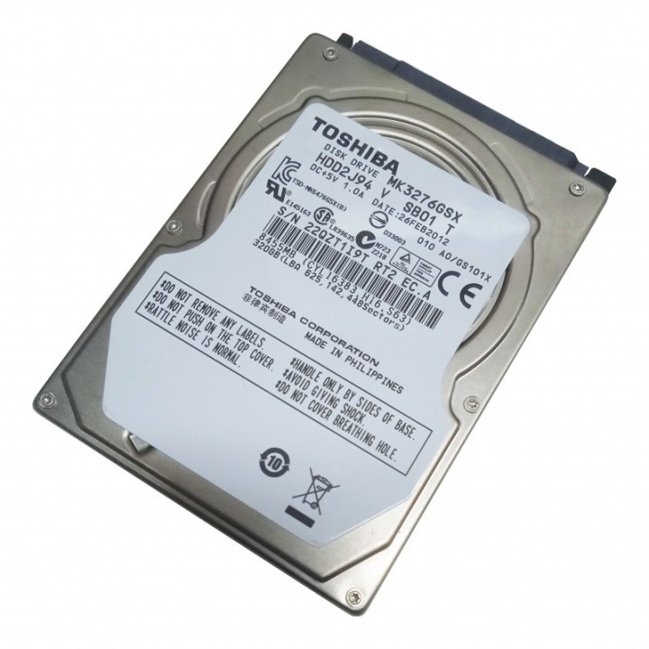 TOSHIBA used HDD 320GB, 2.5", SATA( U-TB320GB25)