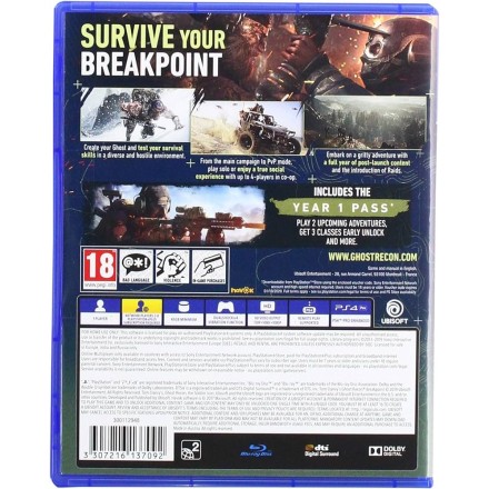 Tom Clancy's Ghost Recon Breakpoint PS4 GAMES Used-Μεταχειρισμένο