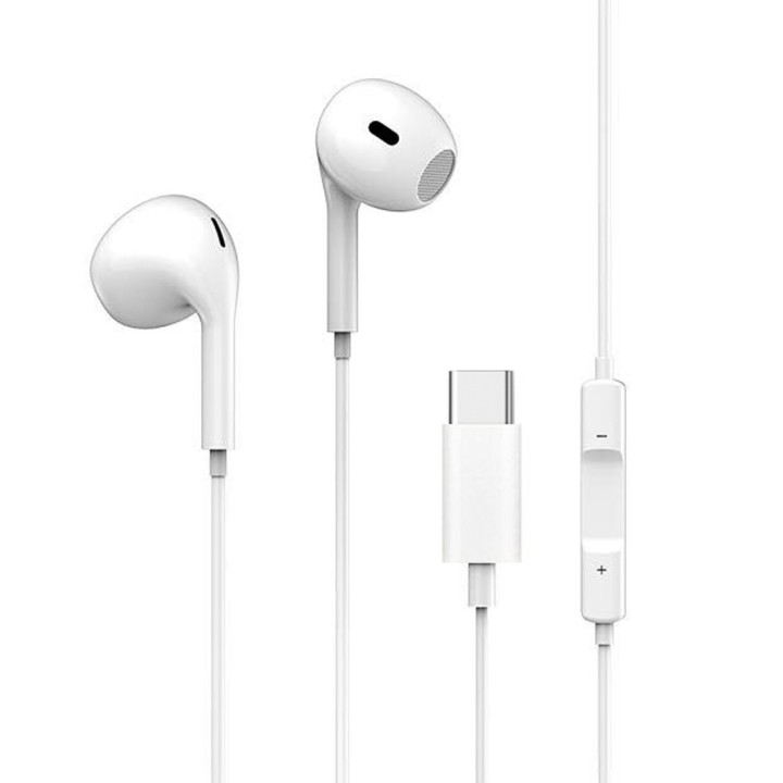 Yookie XP107 In-ear Handsfree με Βύσμα Type C Λευκό(20646)