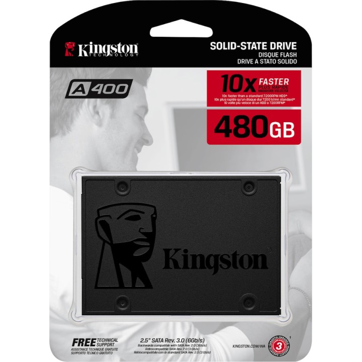 SSD Kingston A400 480GB 2.5'' (SA400S37/480G)