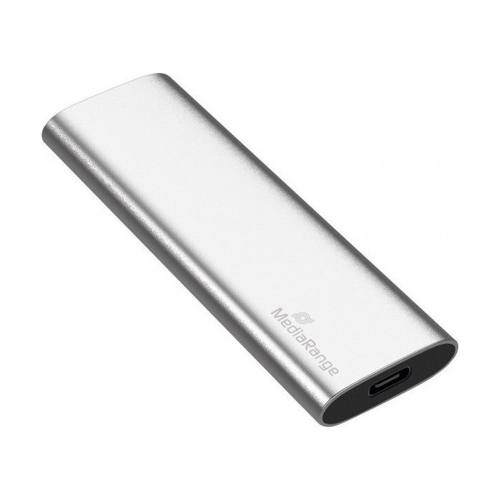 MediaRange Εξωτερικός Σκληρός Δίσκος SSD USB Type-C 480GB (Silver) (MR1102)