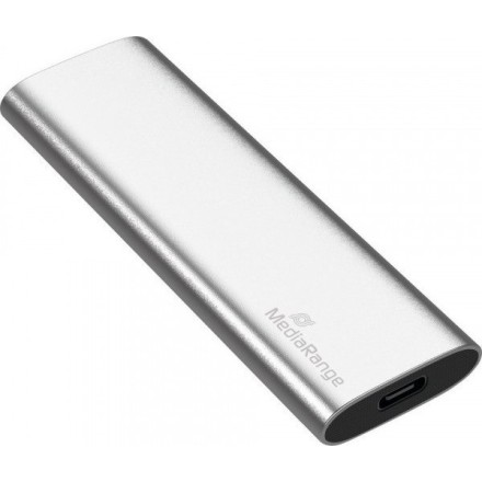 MediaRange Εξωτερικός Σκληρός Δίσκος SSD USB Type-C 240GB (Silver) (MR1101)