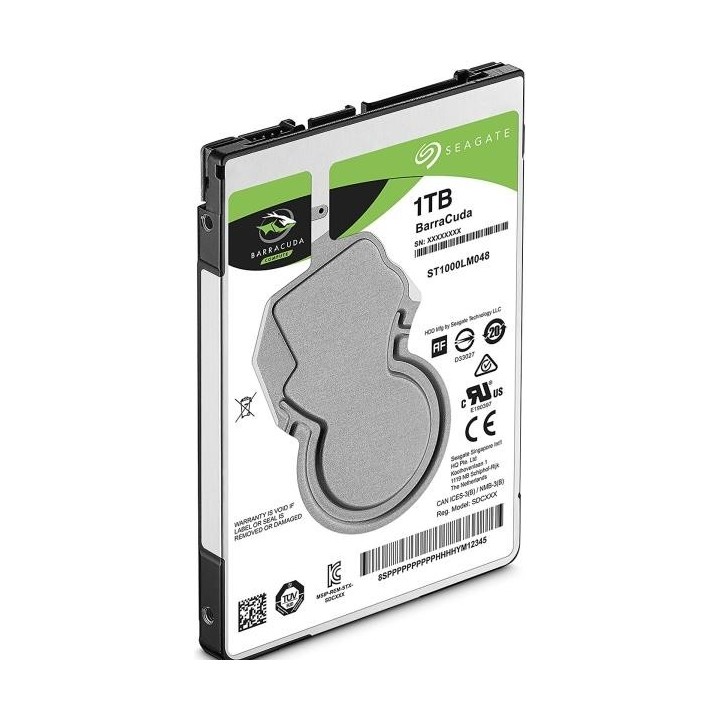 Εσωτερικός Σκληρός Δίσκος SEAGATE 2.5'' 1TB Sata III Barracuda (ST1000LM048) (SEAST1000LM048)