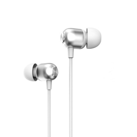 Yookie YTL-02 In-ear Handsfree με Βύσμα Lightning Λευκό