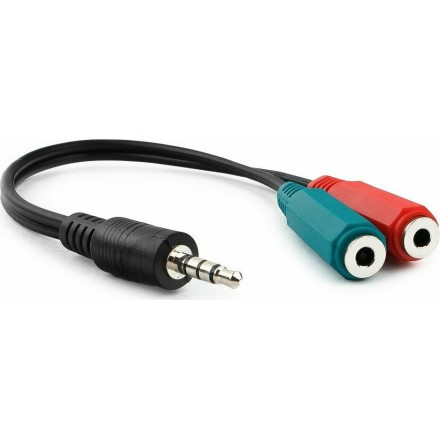 Cablexpert Μετατροπέας 3.5mm male σε 3.5mm 2x female (CCA-417)