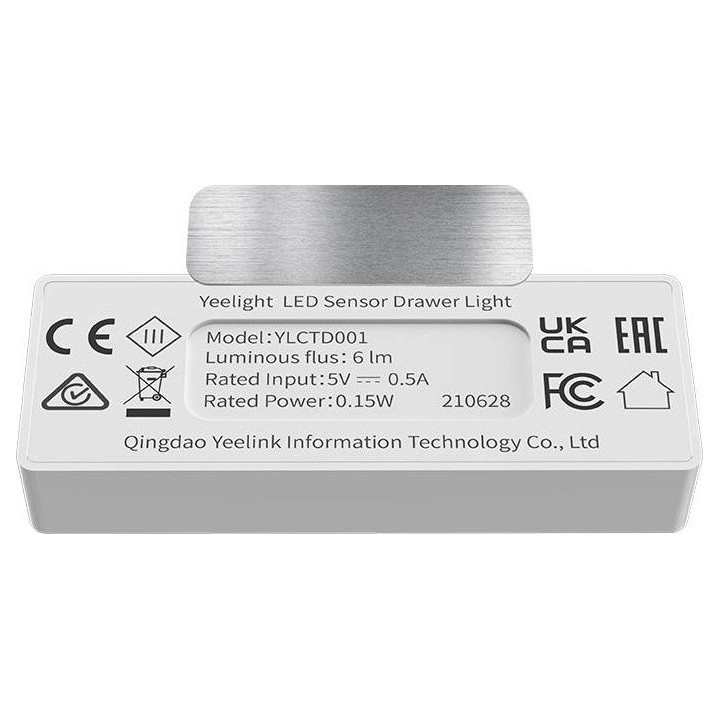 YEELIGHT LED φωτιστικό YLCTD001 με ανιχνευτή κίνησης, 2700K, 0.15W