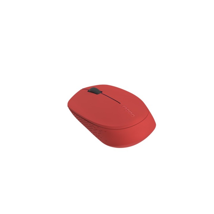 RAPOO M100, WIRELESS OPTICAL MOUSE, MULTI-MODE, SILENT, (RED) 18148