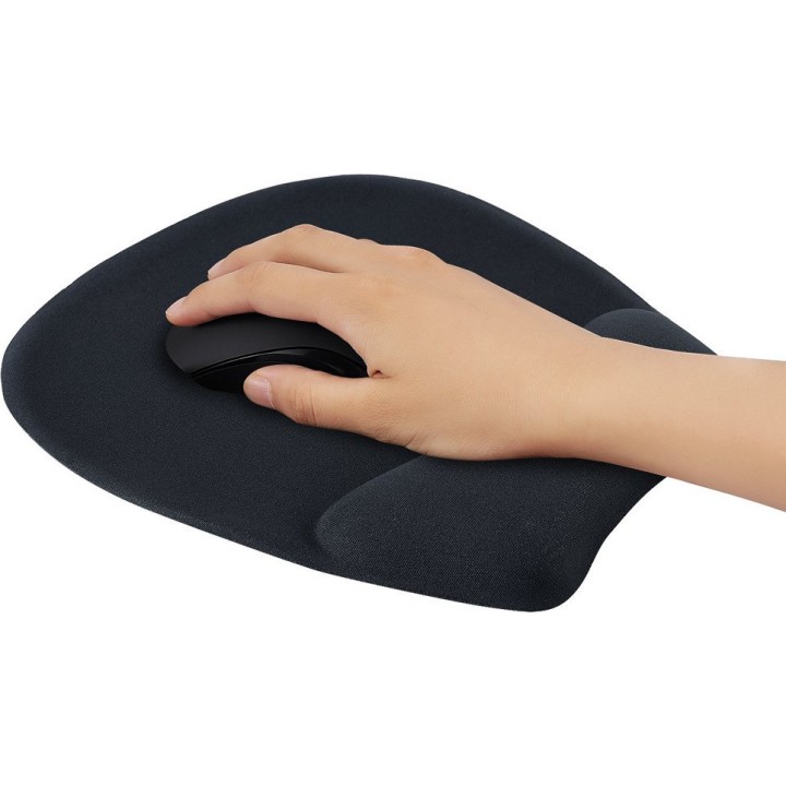 H-08 Gaming Mouse Pad με Στήριγμα καρπού Μαύρο(17507)
