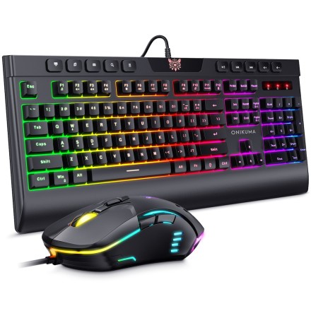 Onikuma G21 & CW902 Σετ Gaming Πληκτρολόγιο με RGB φωτισμό & Ποντίκι (Αγγλικό US)