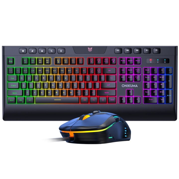 Onikuma G21 & CW902 Σετ Gaming Πληκτρολόγιο με RGB φωτισμό & Ποντίκι (Αγγλικό US)