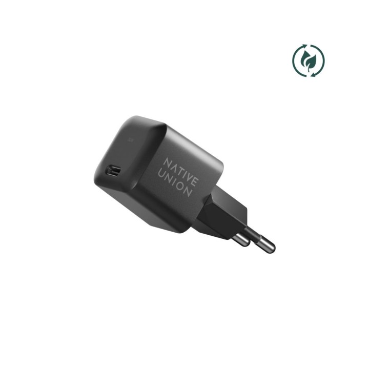 Native Union Φορτιστής Χωρίς Καλώδιο με Θύρα USB-C 30W Power Delivery Μαύρος (NU-FAST-PD30-2-BLK-E)