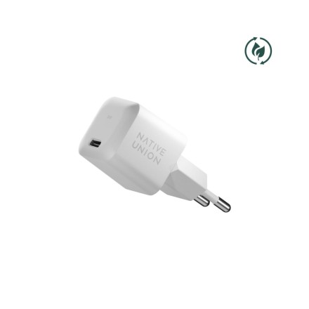 Native Union Φορτιστής Χωρίς Καλώδιο με Θύρα USB-C 30W Power Delivery Λευκό